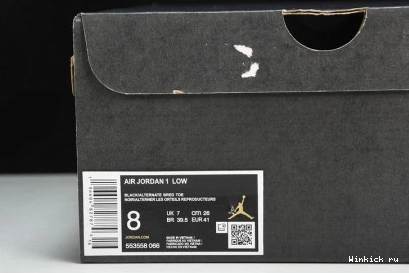 Low Toe” Bred Jordan 1 “Alternate 0827